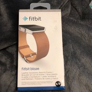 Fitbit Blaze leather band and frame small New